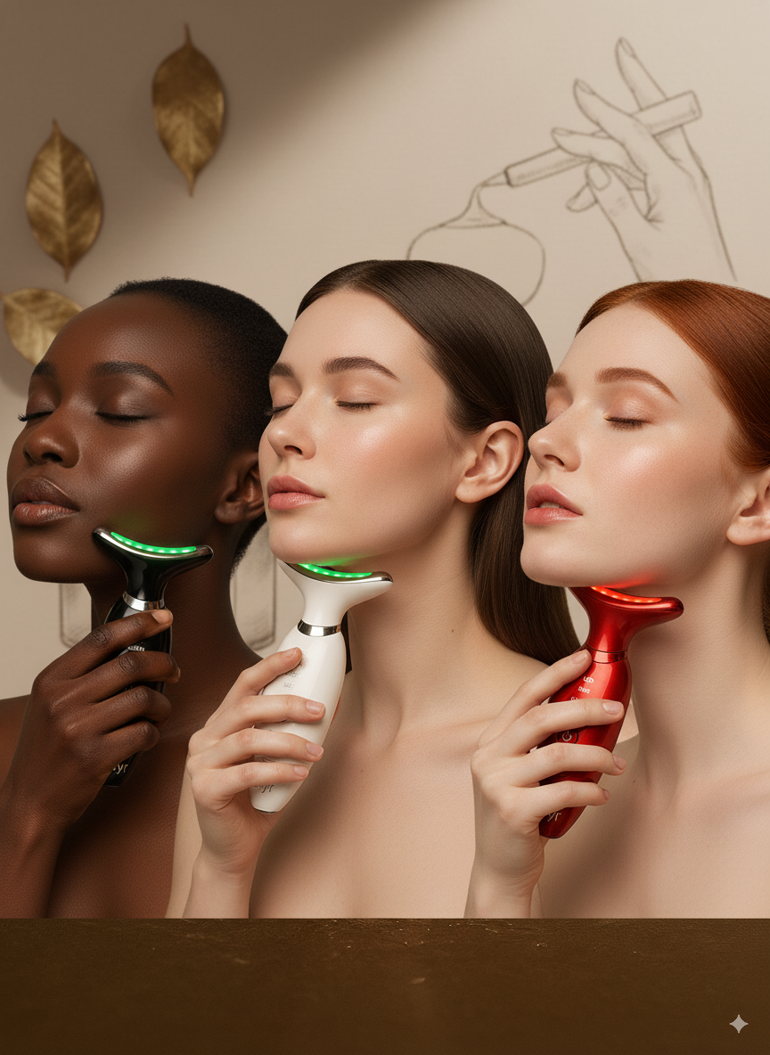 CLYR Microcurrent + LED Face Lifting Device