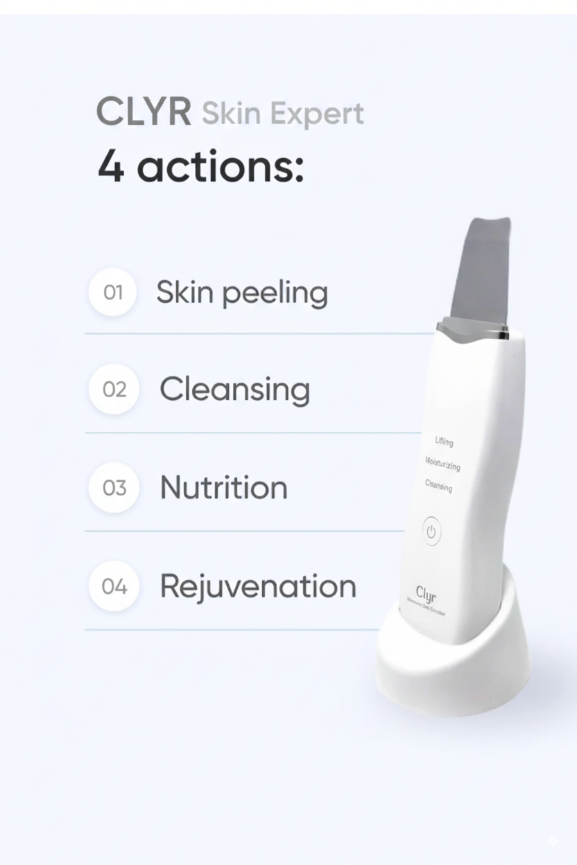 CLYR ULTRASONIC SKIN SCRUBBER